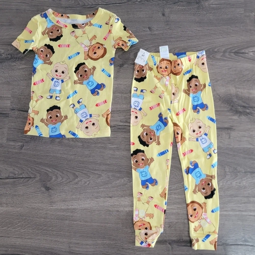 Kids' Cocomelon Pajama Set Size 4t NWT